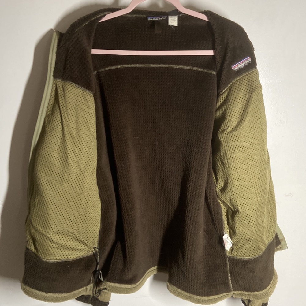 Patagonia Regulator R4 Fleece Sweater Jacket Green/Brown L Polartec Vint… - Picture 11 of 11